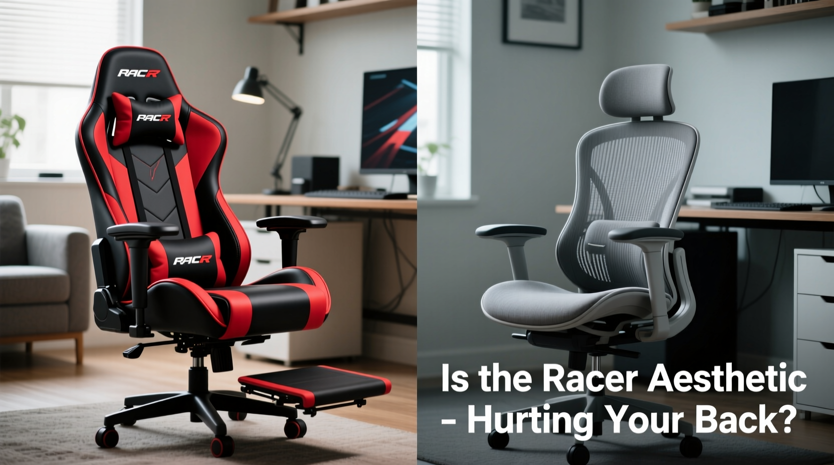 gaming chairs vs office chairs is the racer aesthetic ruining your back