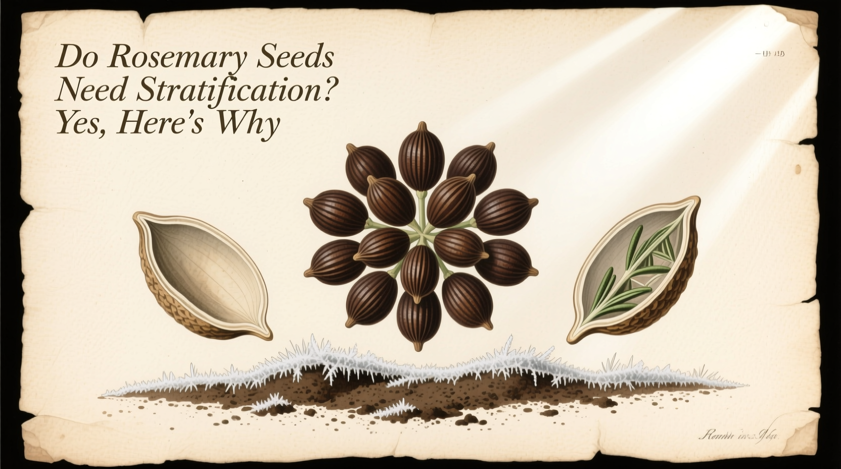 Rosemary Seeds: 75% Better Germination | TheHomeSprouts