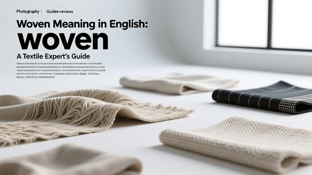 Woven Meaning in English: A Textile Expert’s Guide