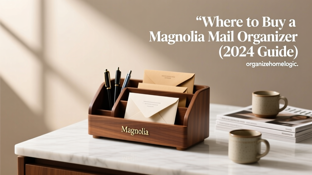 Where to Buy a Magnolia Mail Organizer (2024 Guide)