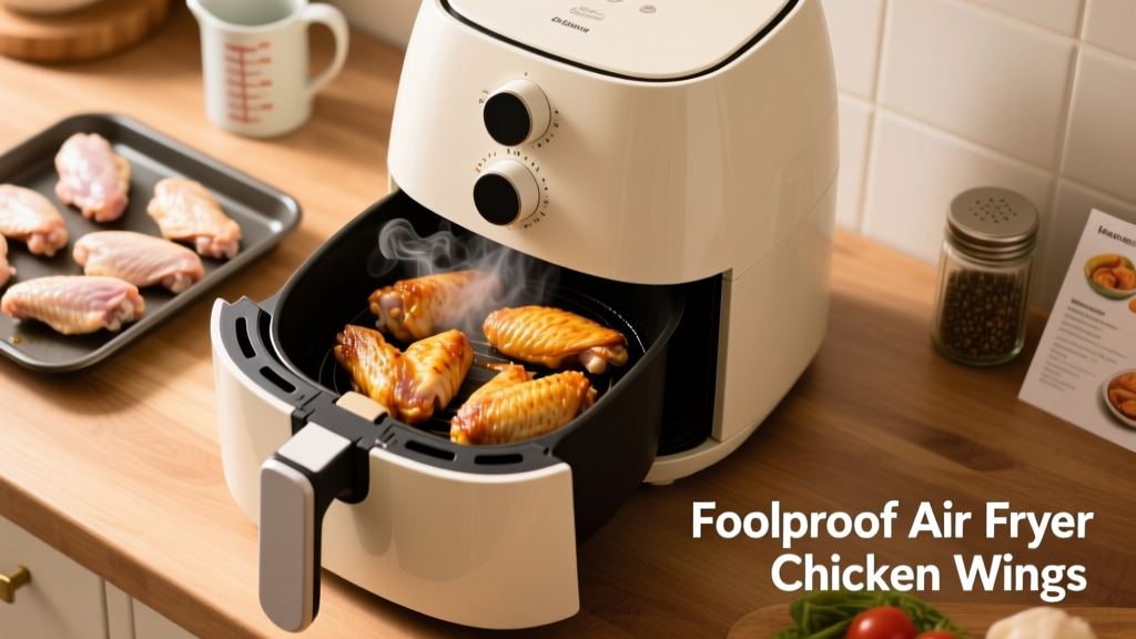Air Fryer Frozen Chicken Wings: Crispy, Juicy & Foolproof
