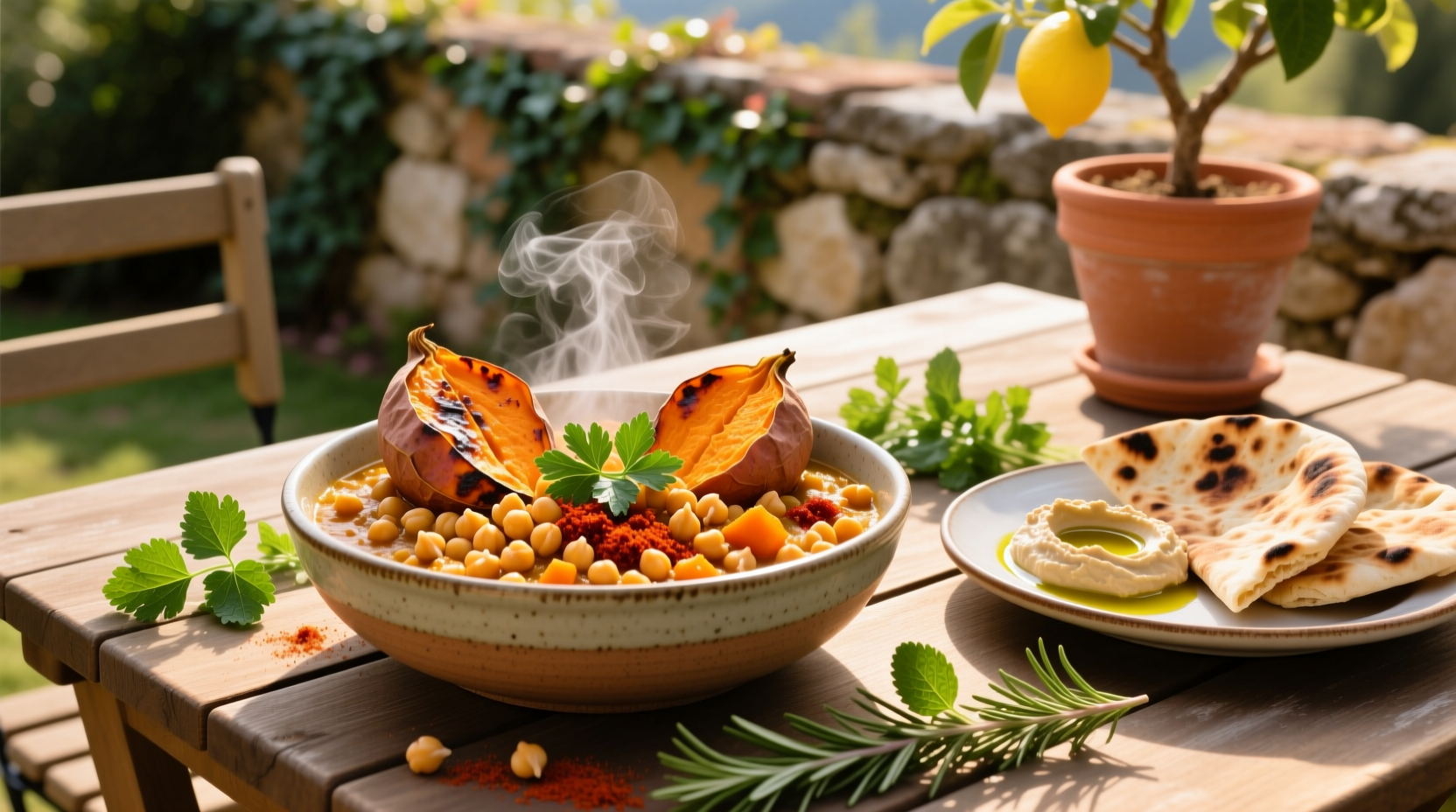 delicious chickpea and sweet potato meal ideas