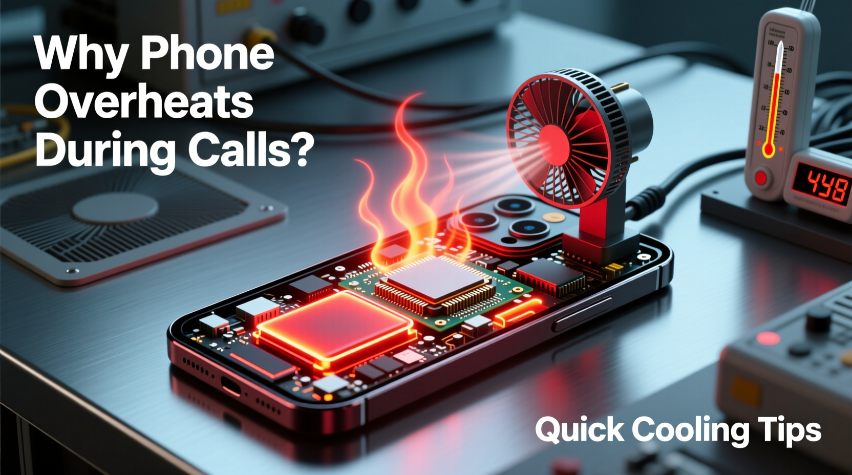 why does my phone overheat during calls and how to cool it down fast