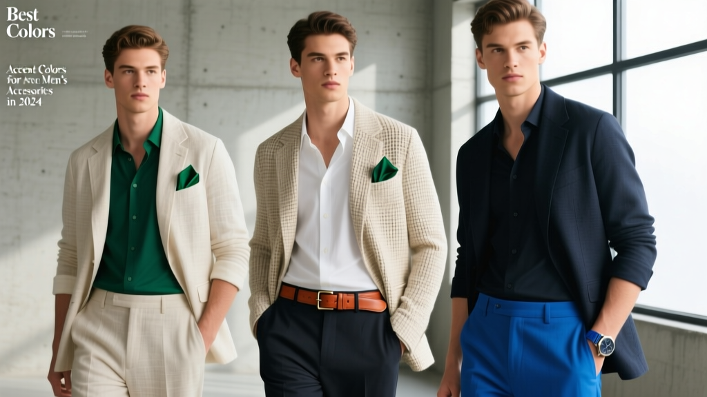 Best Accent Colors for Men’s Accessories in 2024
