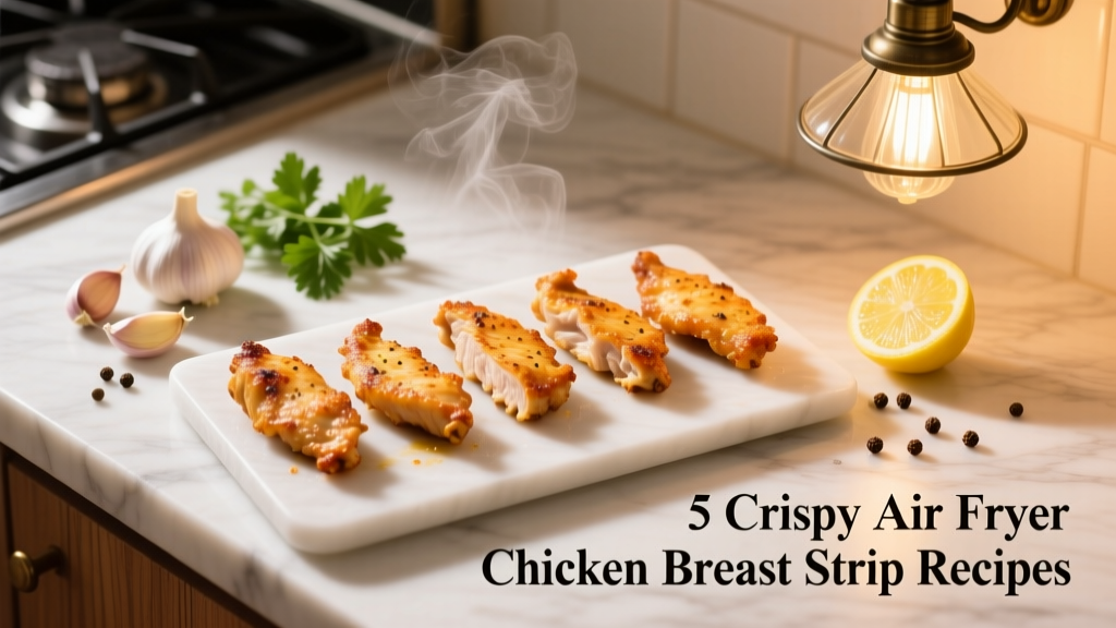 5 Crispy Air Fryer Chicken Breast Strip Recipes