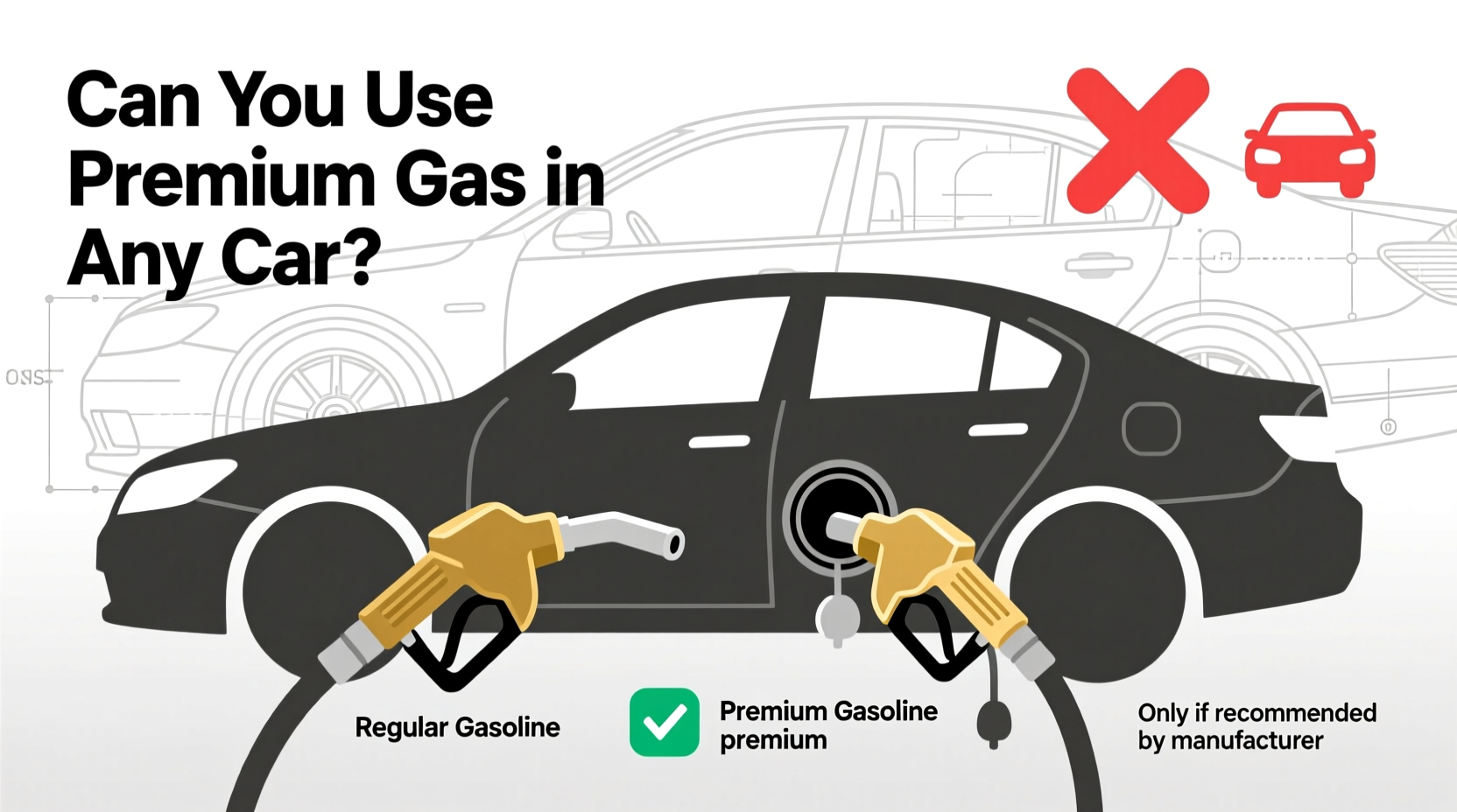 can you use premium gas in any car