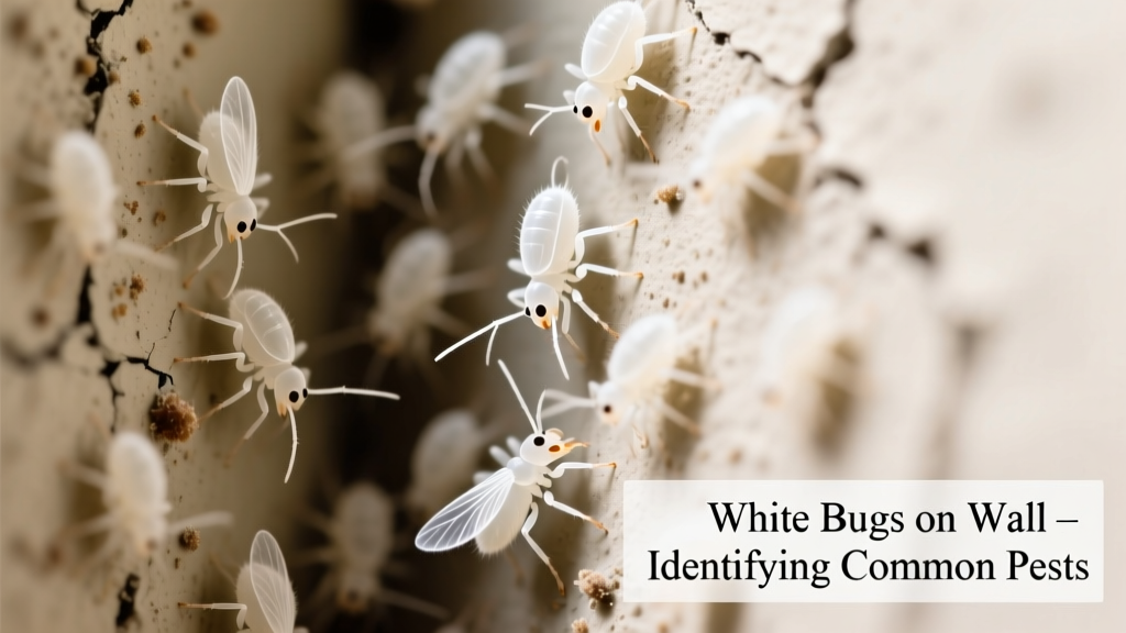 White Bugs on Wall: Identifying Common Pests