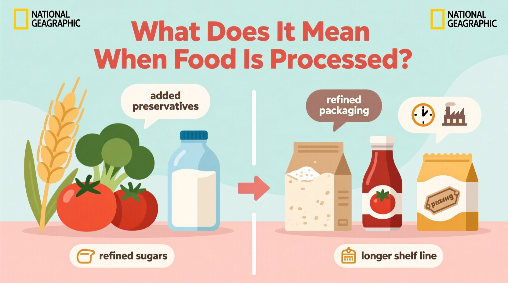 what does it mean when a food is processed