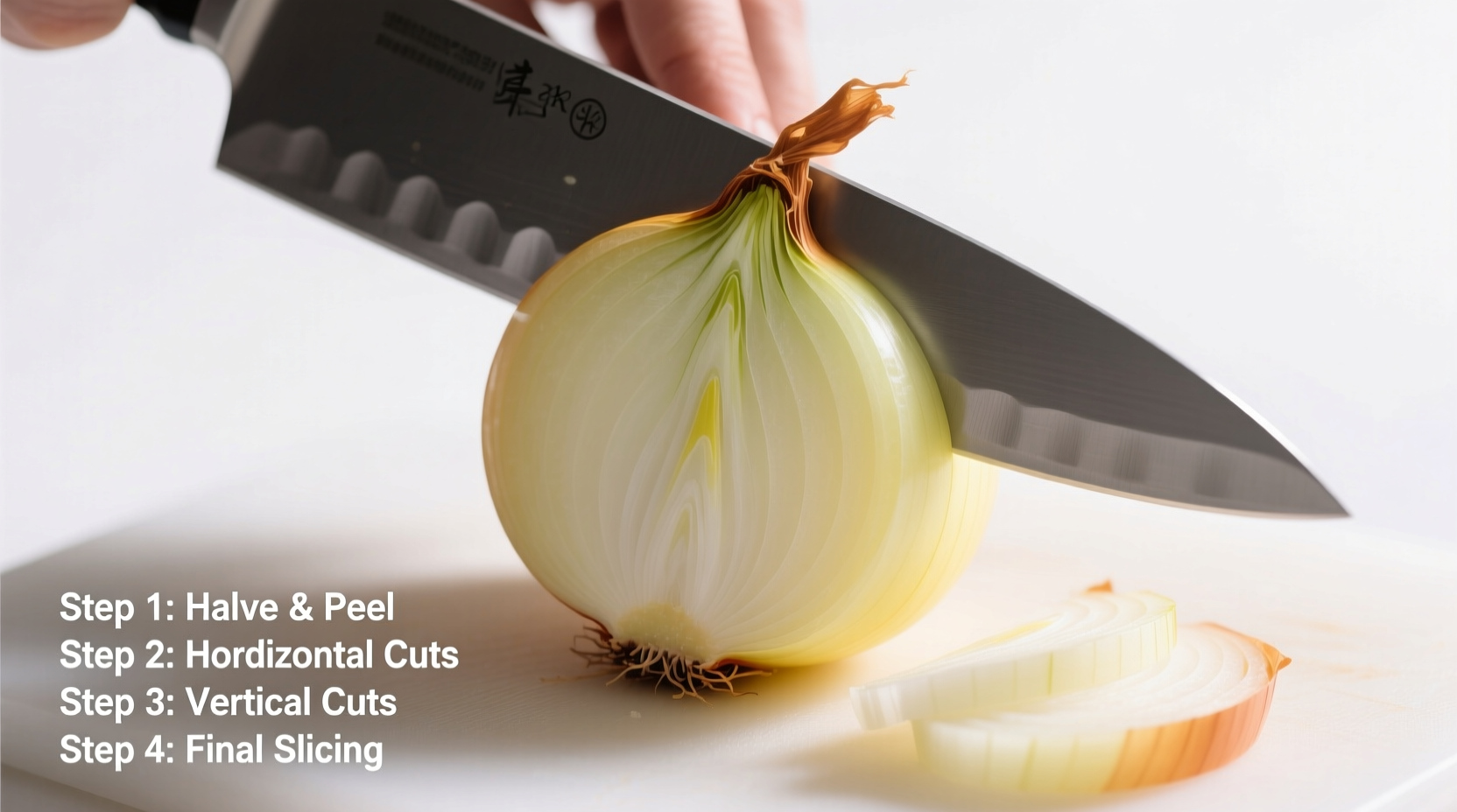 stepbystep guide to chopping an onion correctly