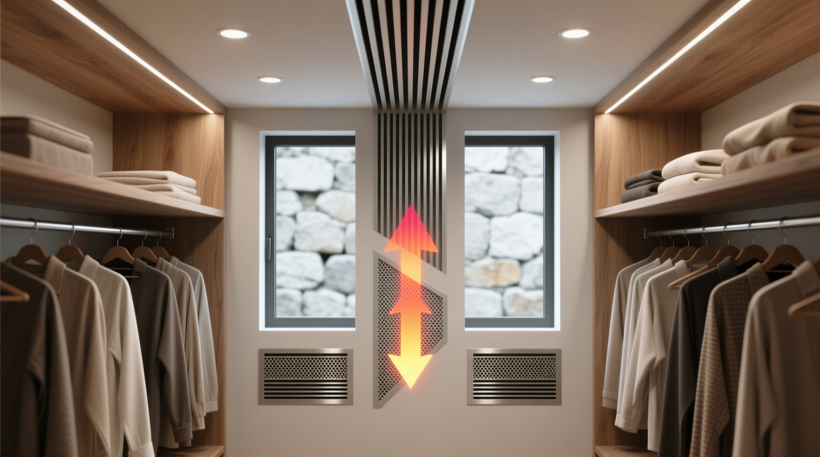 closet ventilation fans vs passive airflow vents