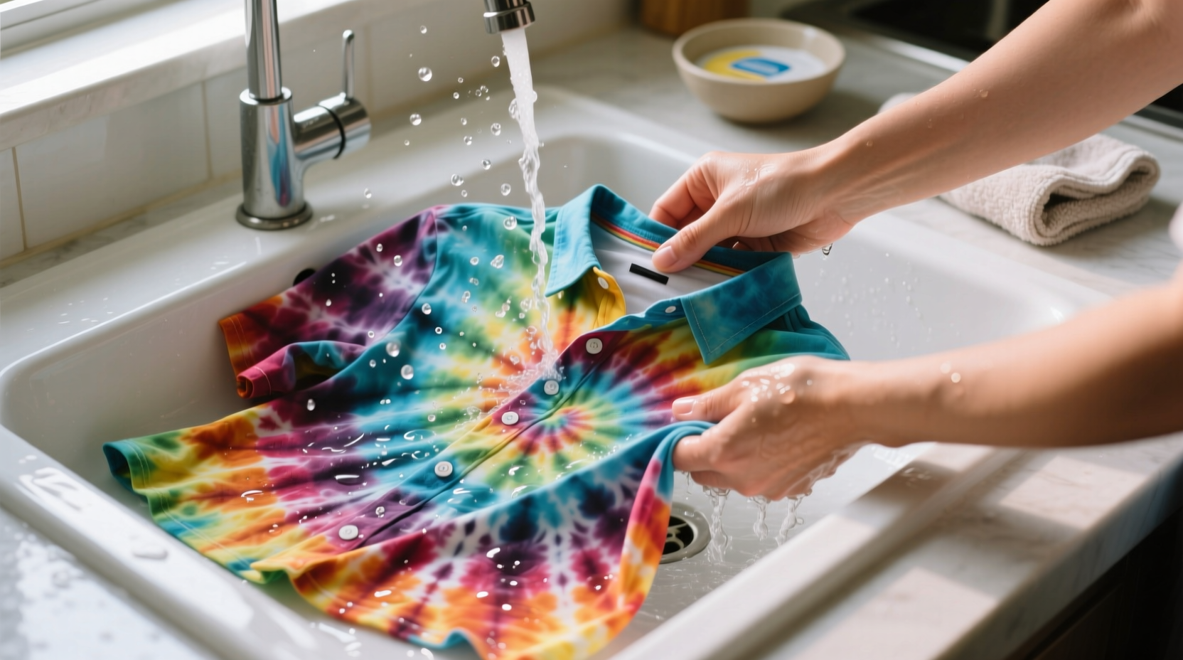 how to wash a tie dye shirt