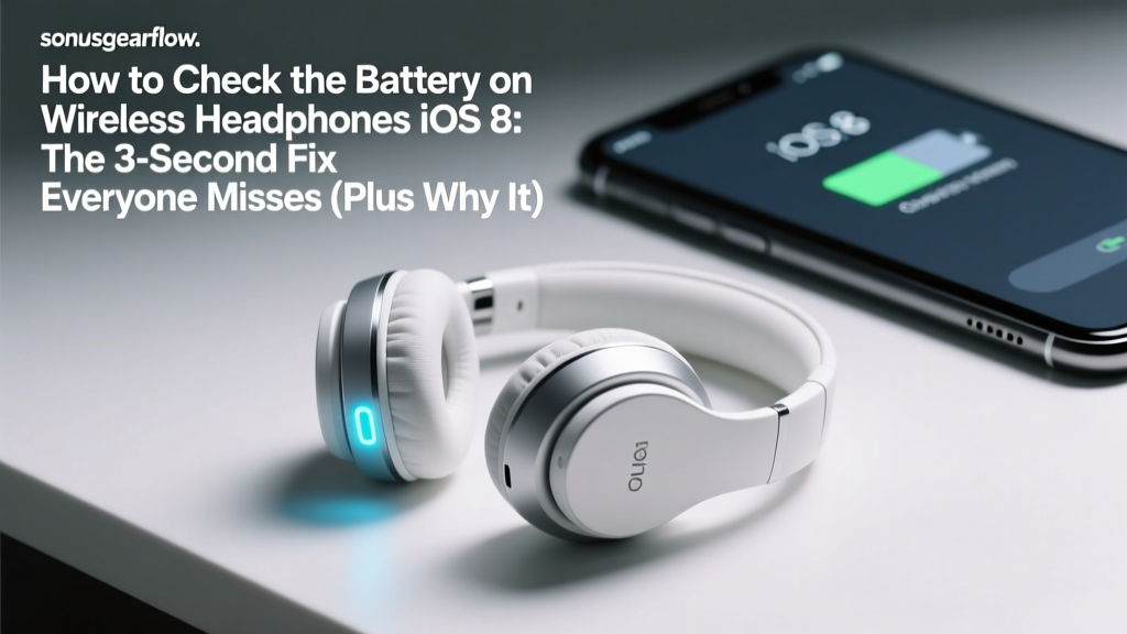 Check Wireless Headphone Battery on iOS 8 (2026)