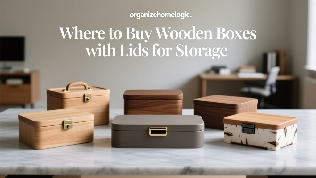 Where to Buy Wooden Boxes with Lids for Storage
