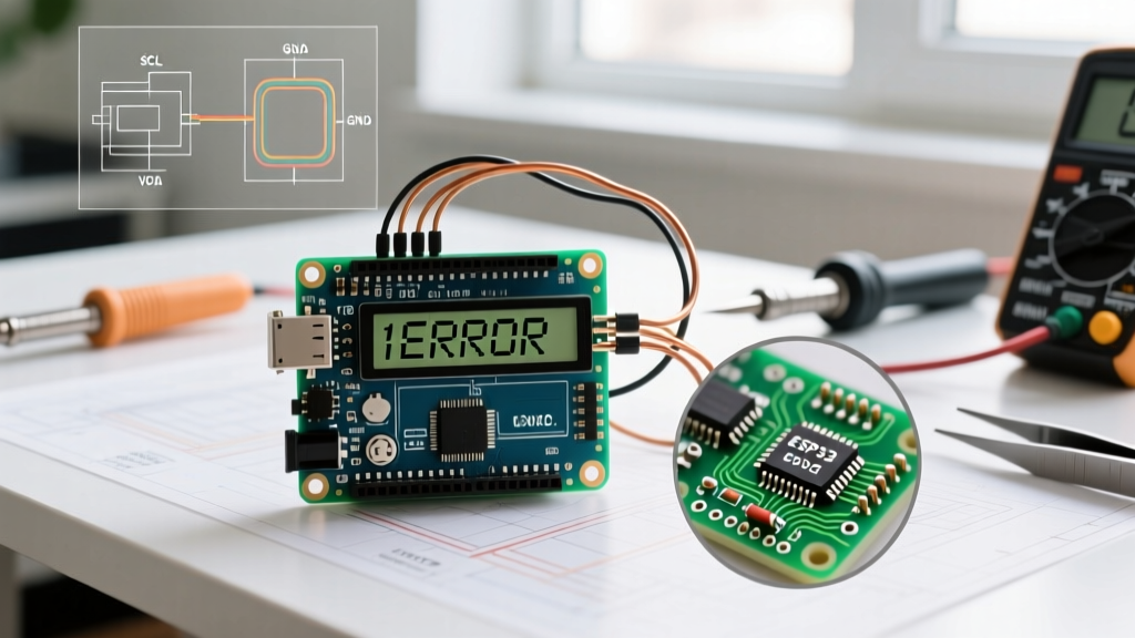 Troubleshooting 16x2 LCD Display Arduino Wiring & Code Errors