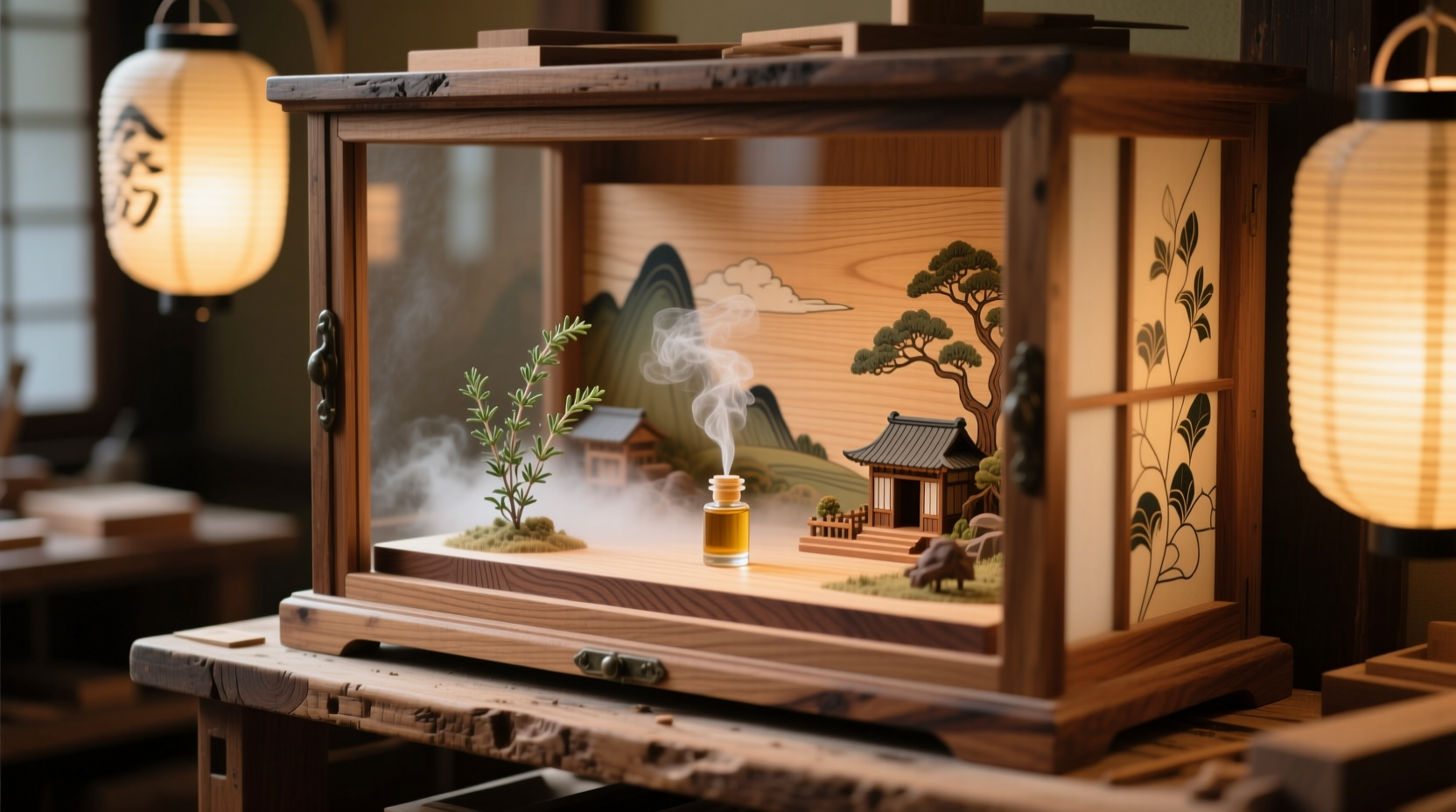 eco friendly cleaning tips thyme oil vapor for wooden dioramas