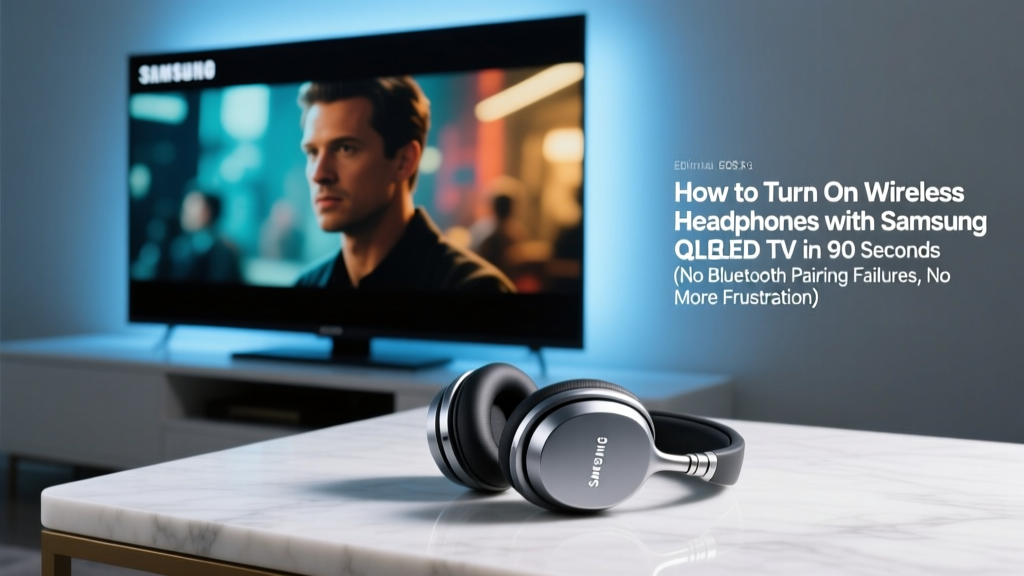 How to Turn On Wireless Headphones Samsung QLED TV (2026)