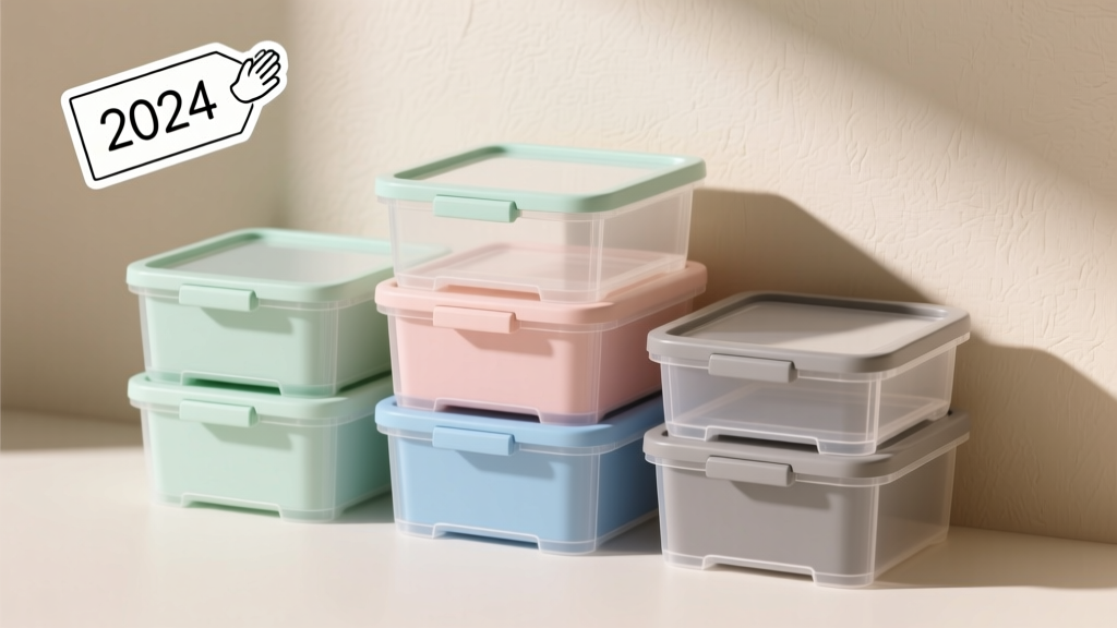 Best Stackable Plastic Storage Bins with Lids (2024)