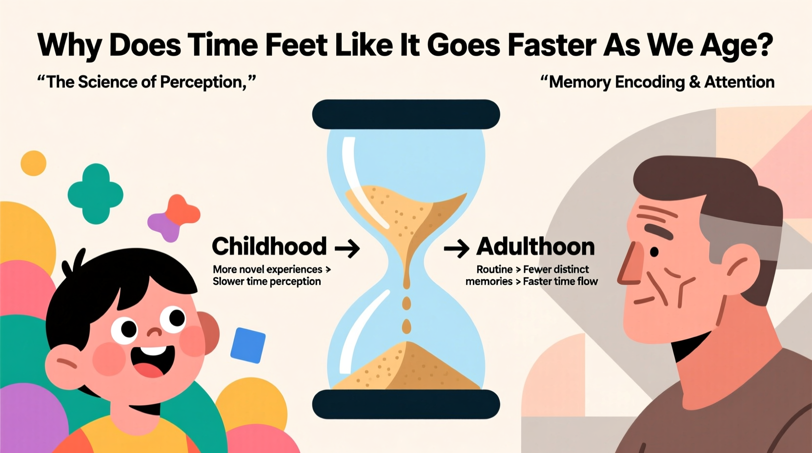 why does time feel like it goes faster as we get older the science of perception