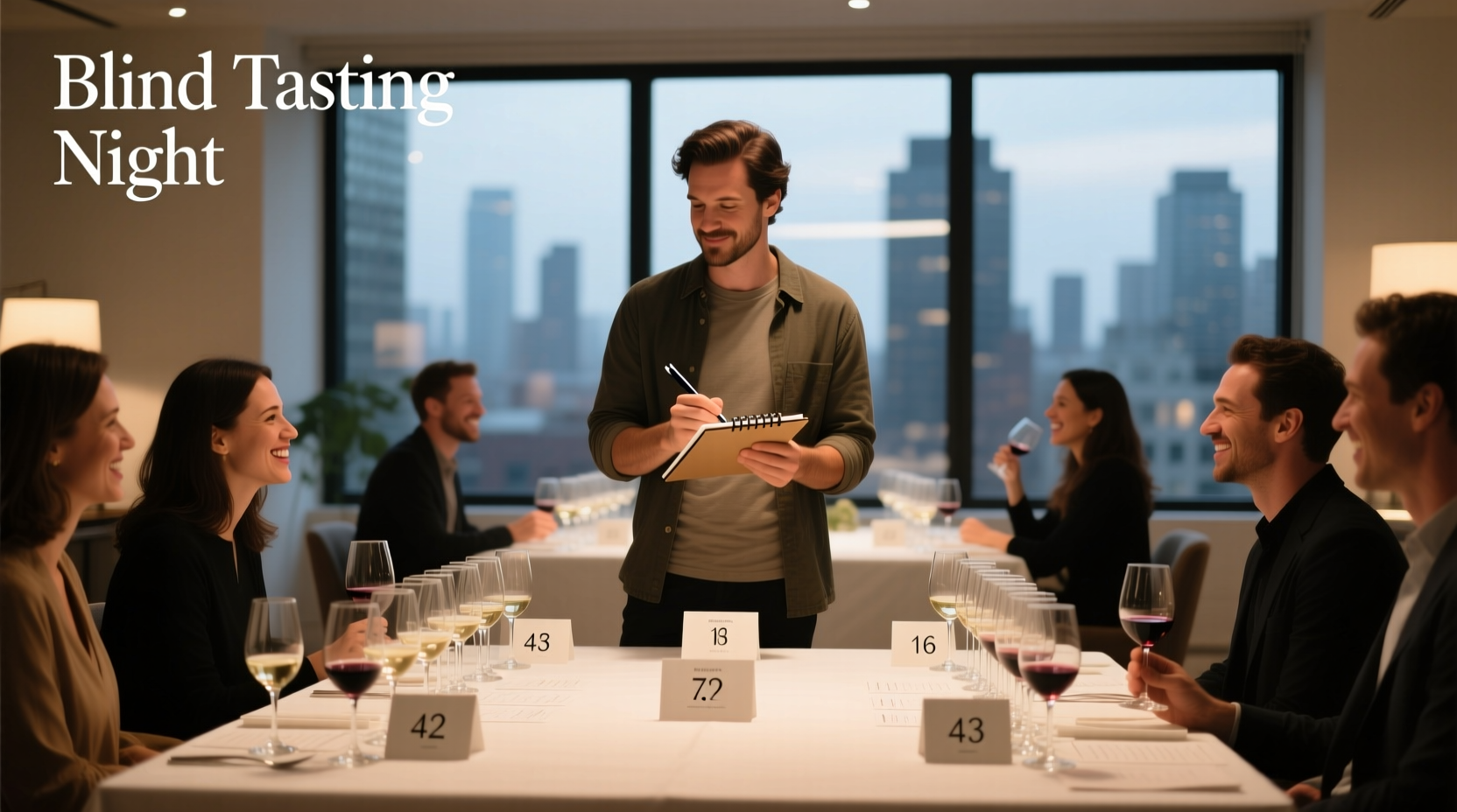 how to host a blind tasting night without looking unprepared