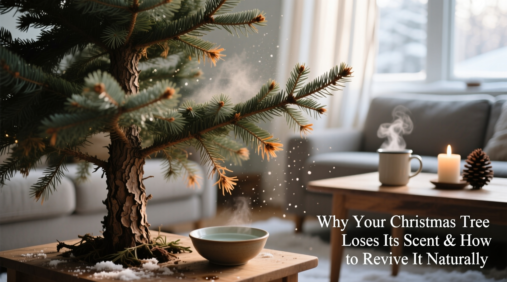 why does my christmas tree smell fainter each day and how to revive its scent naturally