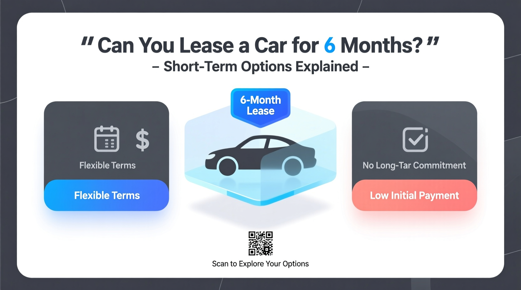 can you lease a car for 6 months