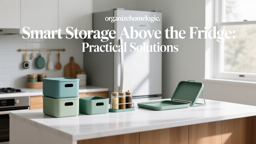 Smart Storage Above the Fridge: Practical Solutions