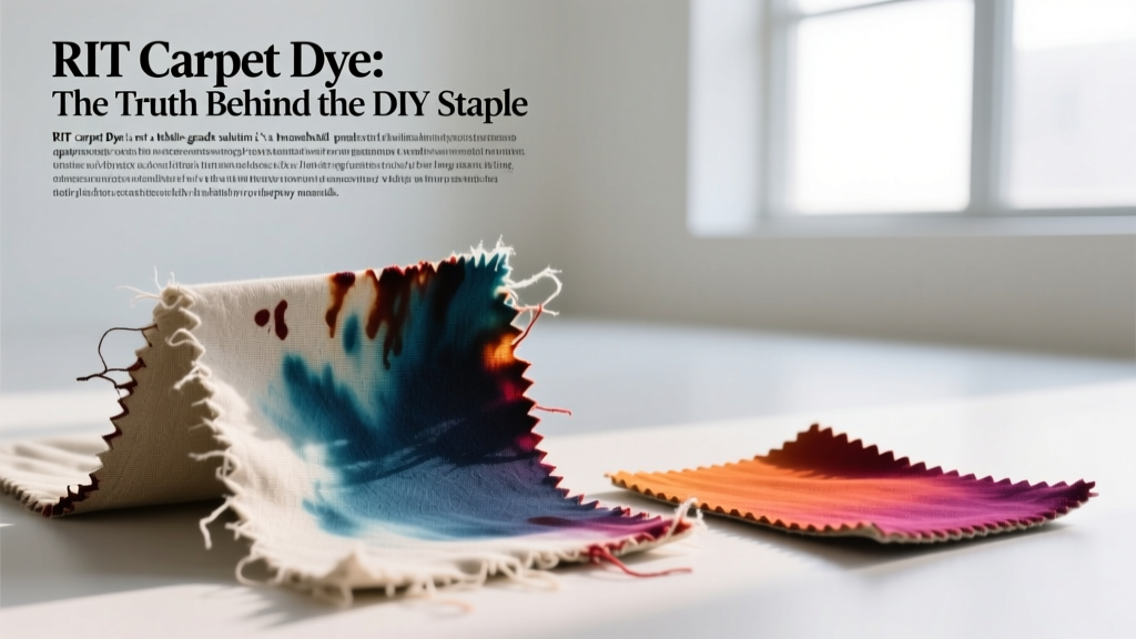 RIT Carpet Dye: The Truth Behind the DIY Staple