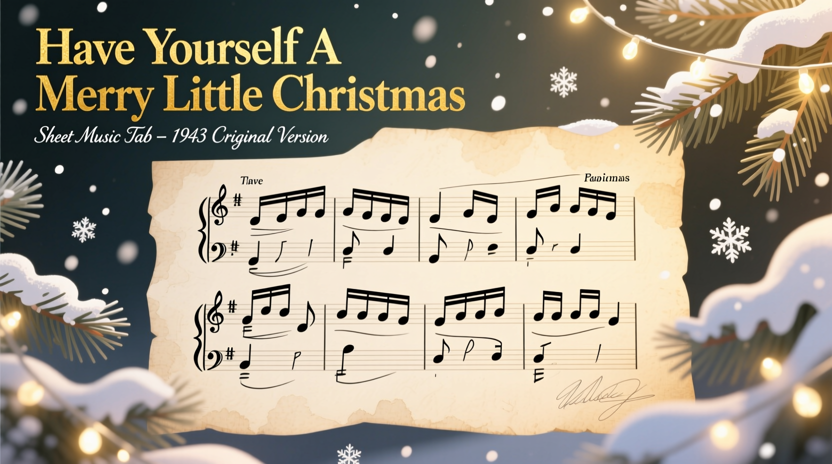 have yourself a merry little christmas tab