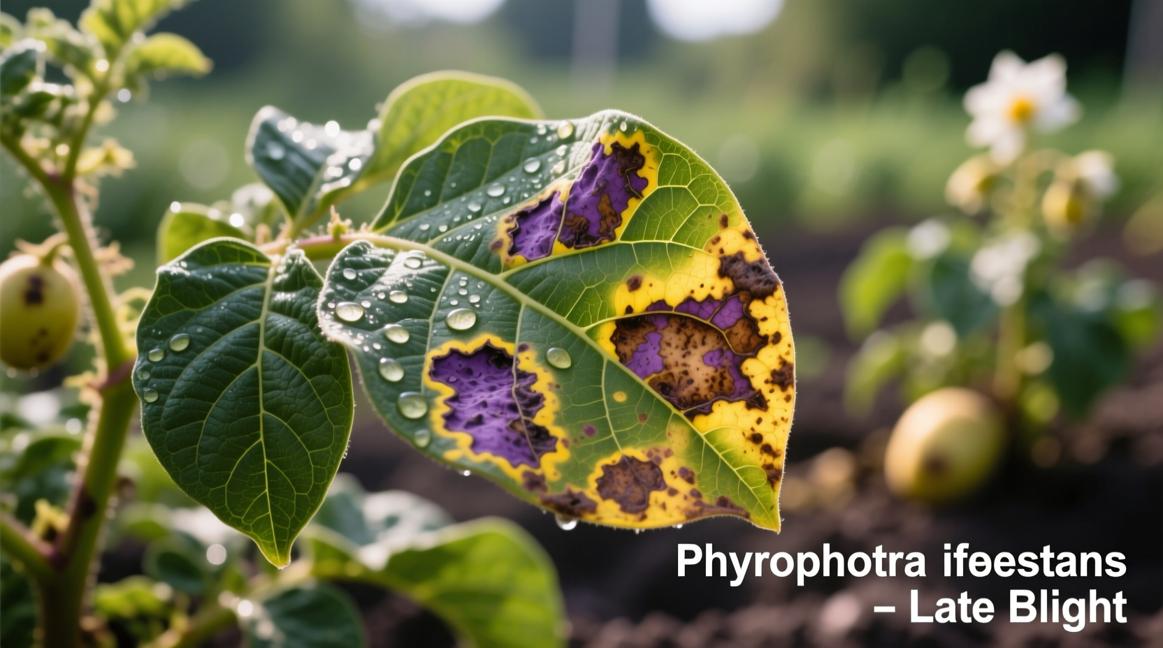 Kartoffeln mit Kraut- und Knollenfäule: Erkennen & Handeln