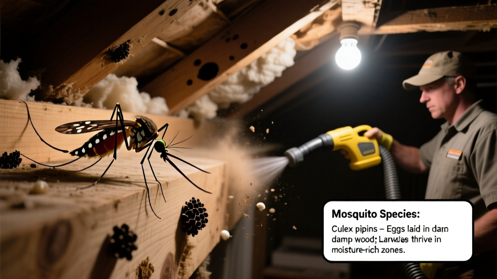 Mosquitoes in Attic: Identification and Removal Guide