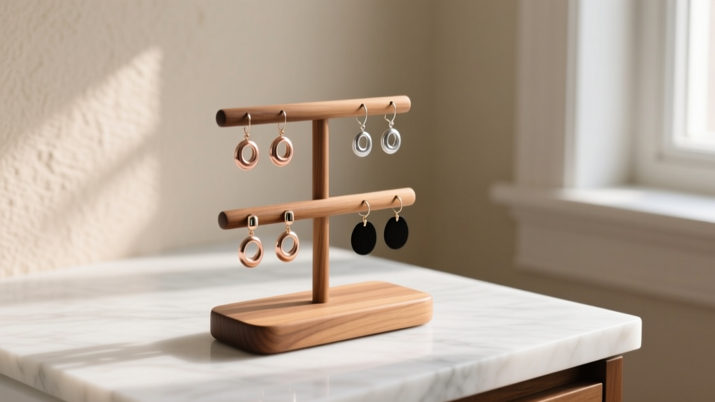 Where to Find a Wooden Earring Display (Safe & Stylish)