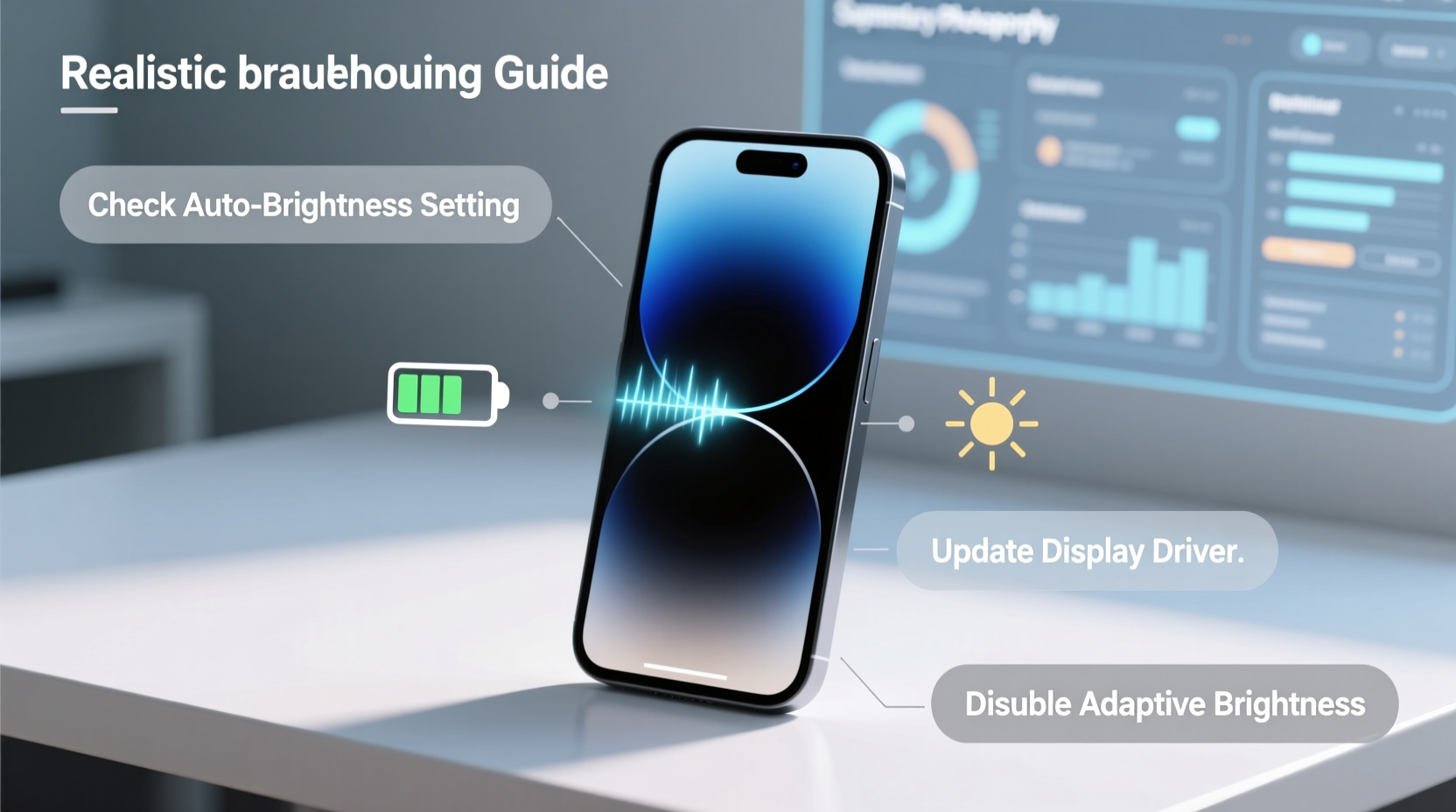 why is my screen brightness changing automatically troubleshooting tips