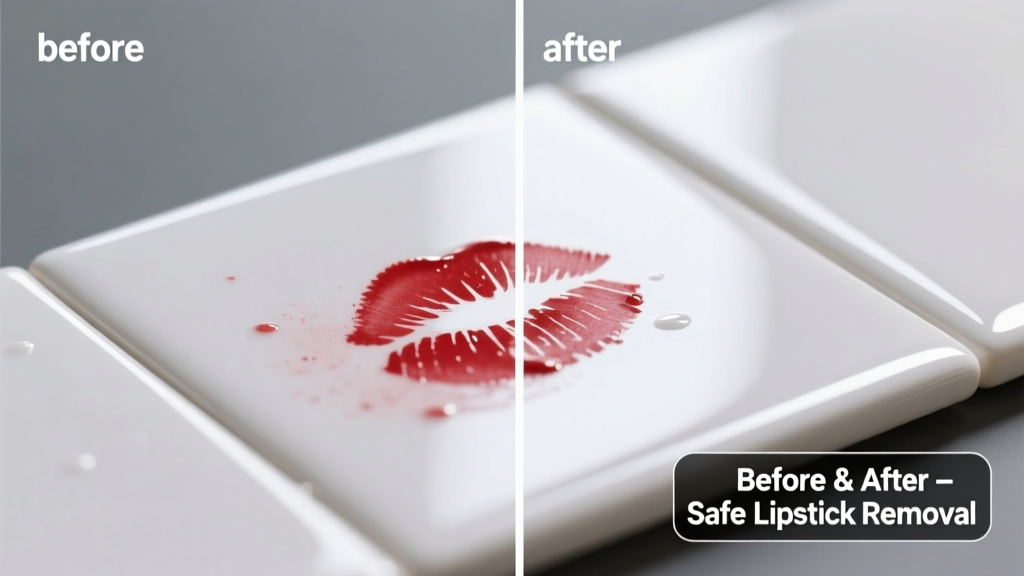 How to Remove Lipstick from Ceramic Surfaces Safely