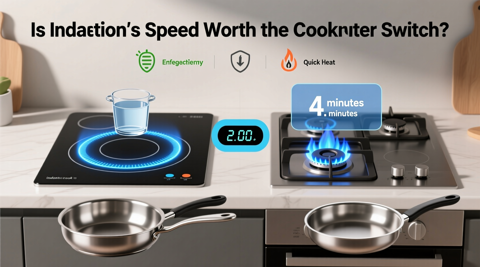 induction cooktop vs gas is the speed of induction worth the cookware switch