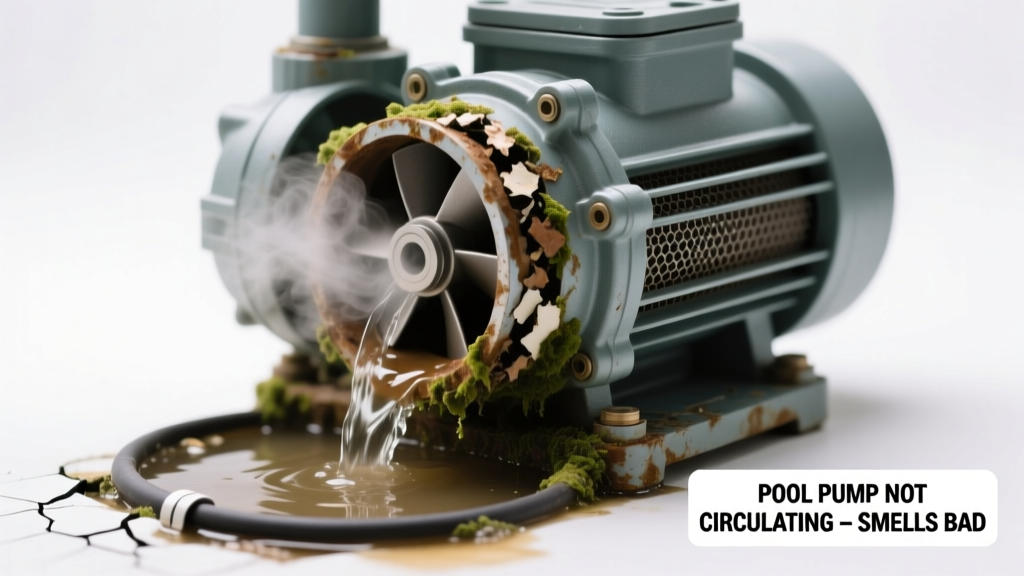 Pool Pump Not Circulating & Smells Bad: Quick Diagnosis