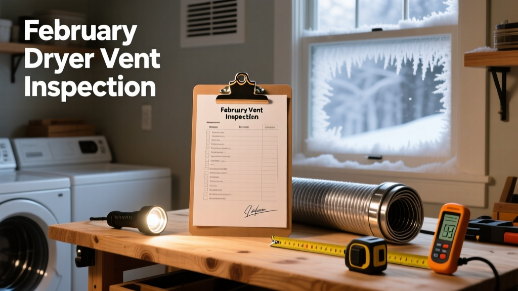 February Dryer Vent Inspection: Home Maintenance Checklist
