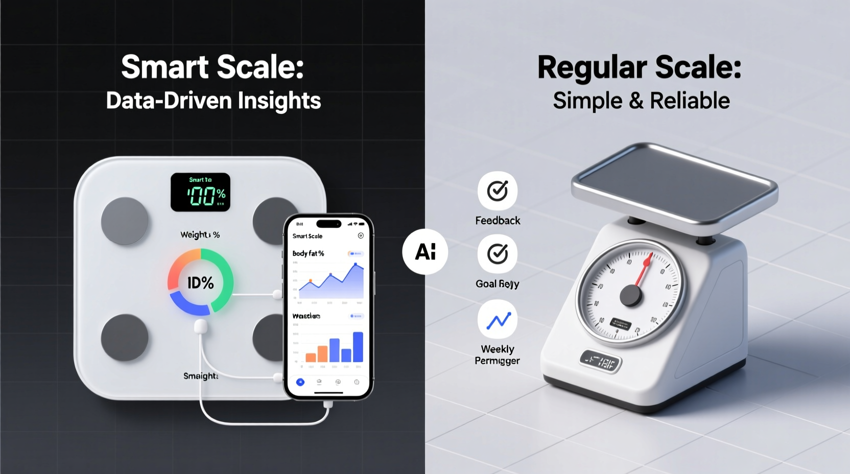 smart scale vs regular scale which actually helps with weight loss