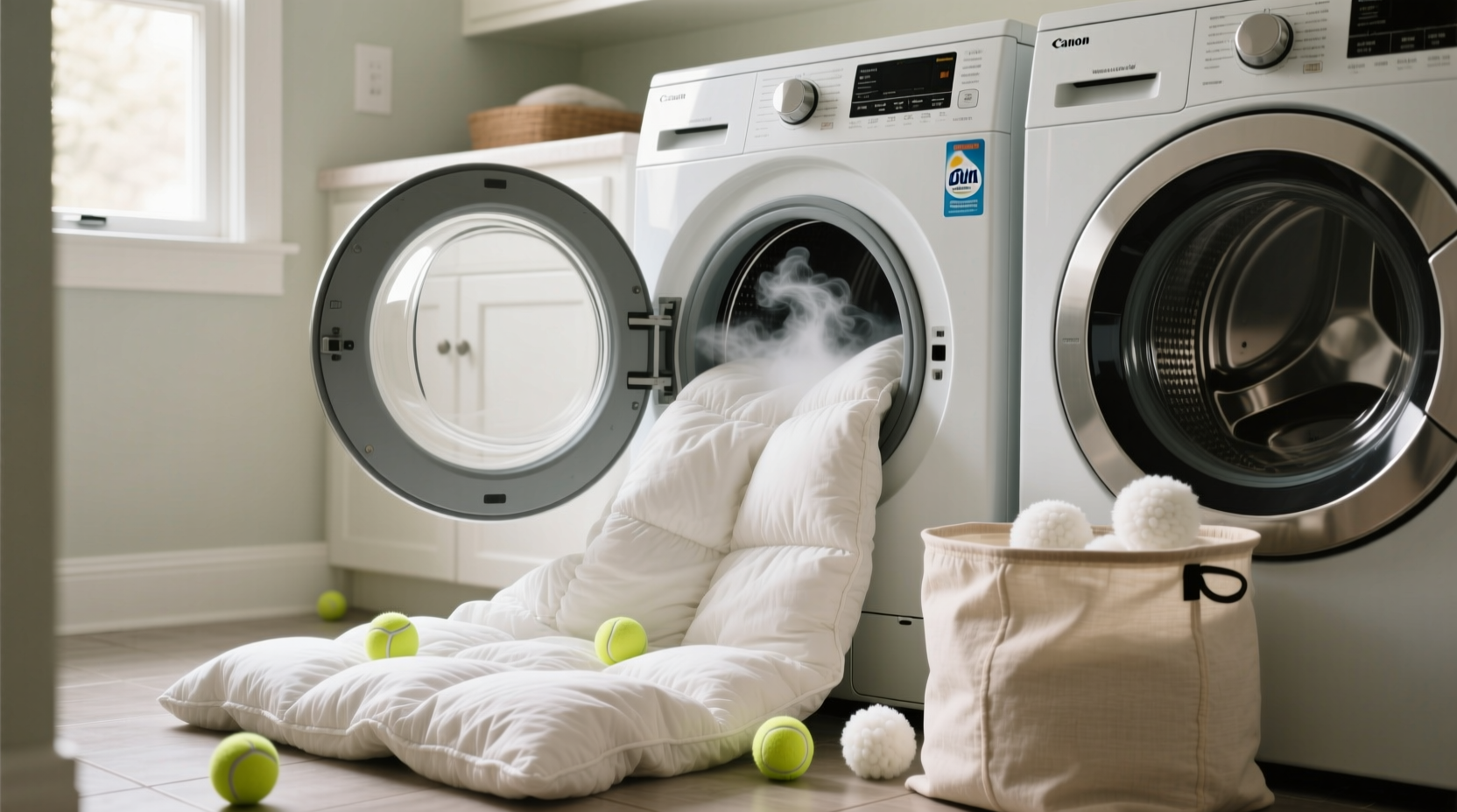 how to wash a down comforter at home without ruining its fluffiness