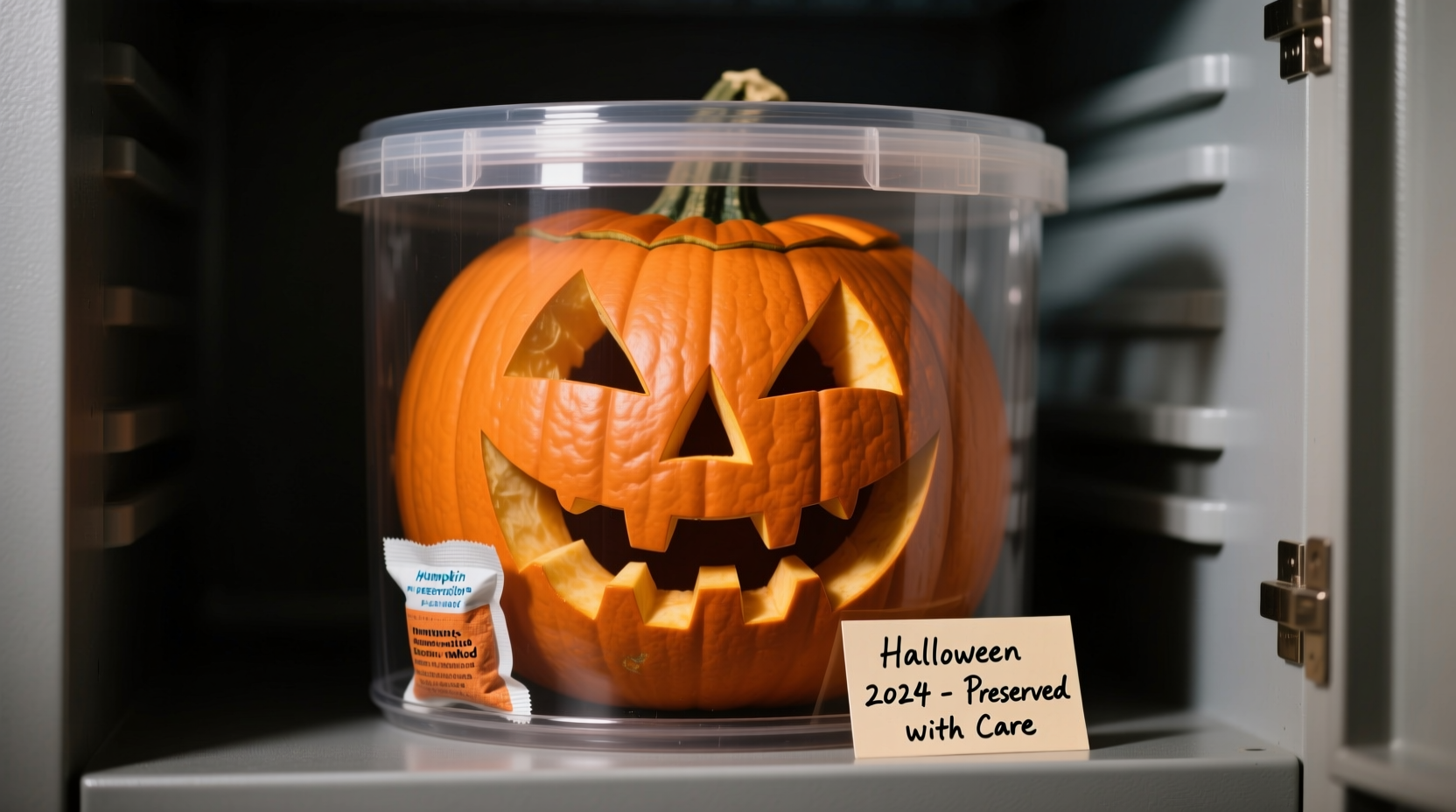 how to preserve a carved pumpkin to make it last until halloween