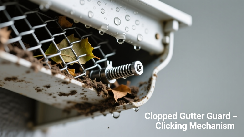 Gutter Guard Clogged Making Clicking Sound: Quick Diagnosis