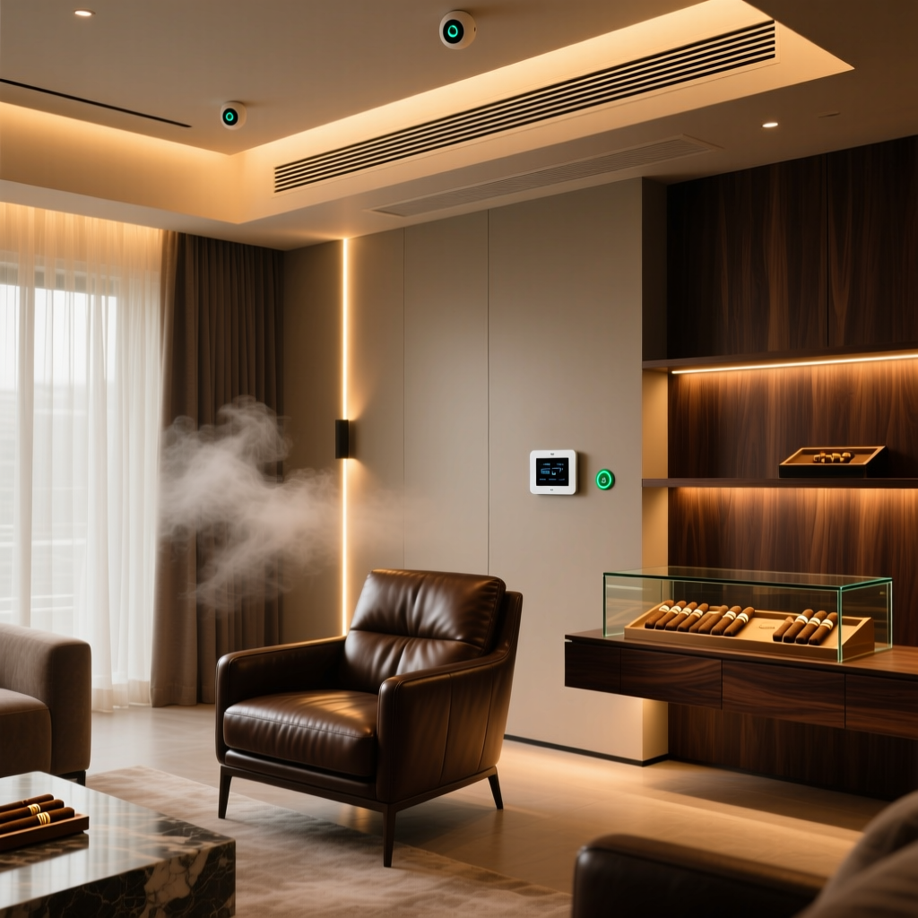 Smart Cigar Lounge: Ventilation, Air Quality & Humidity Control Guide