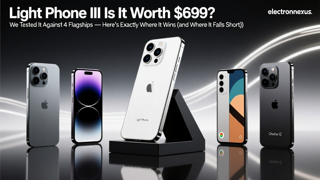 Light Phone III Is It Worth $699? We Tested It Against 4 Flagships — Here’s Exactly Where It Wins (and Where It Falls Short)