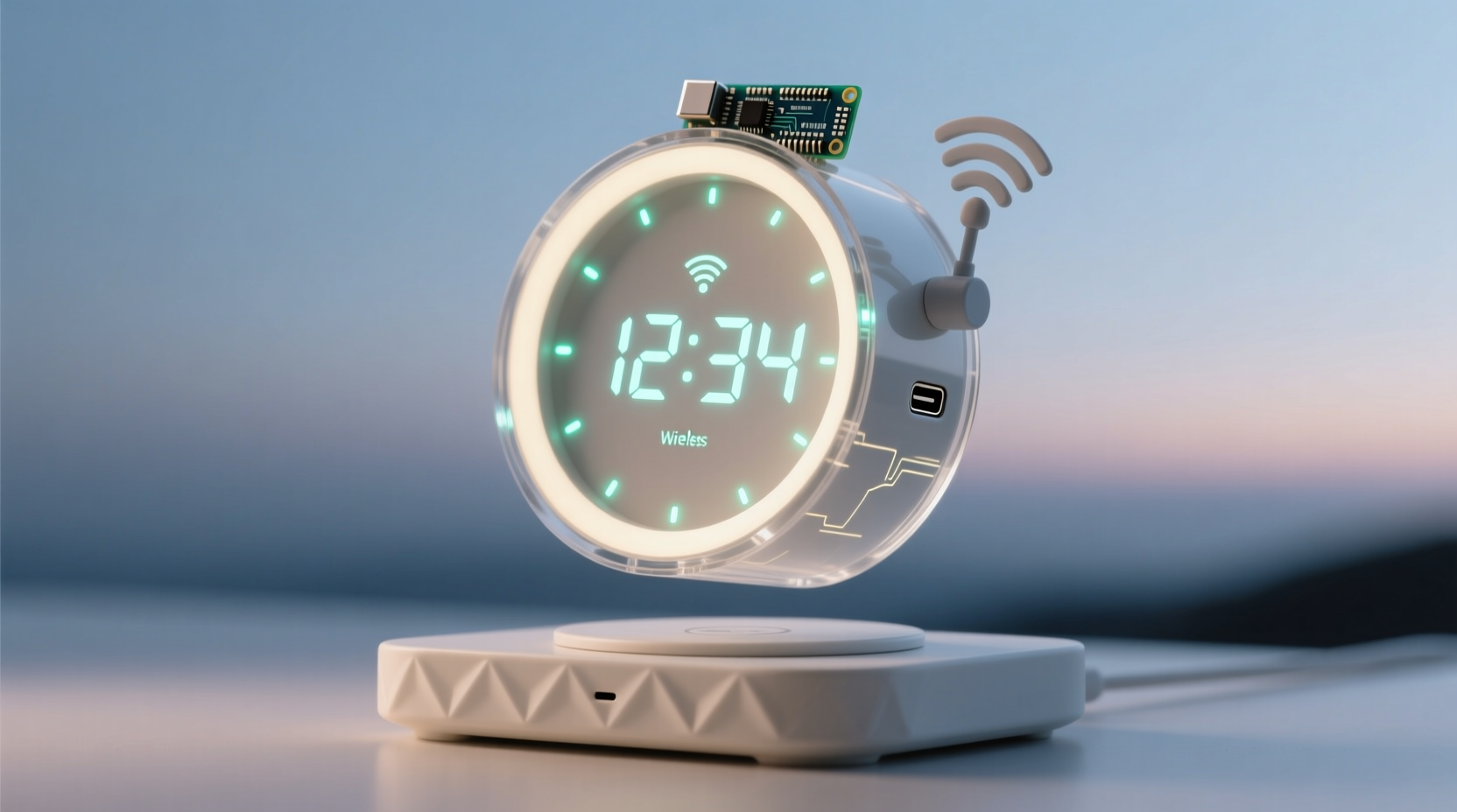 build a wireless alarm clock with an arduino