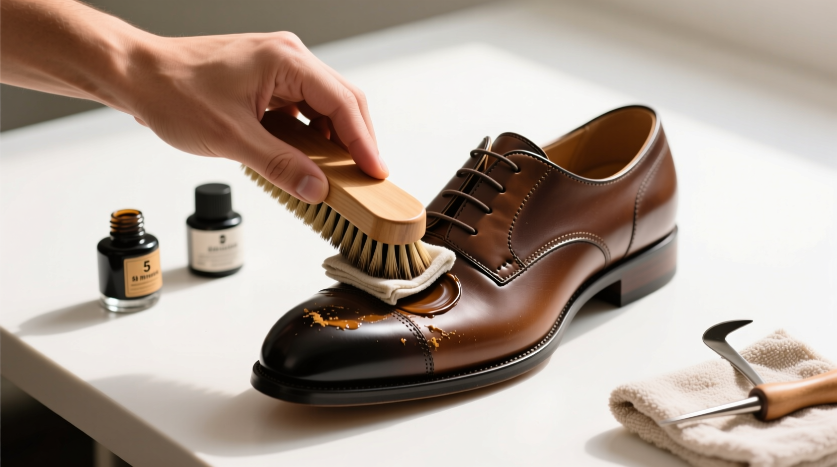 how to shine shoes in 5 minutes