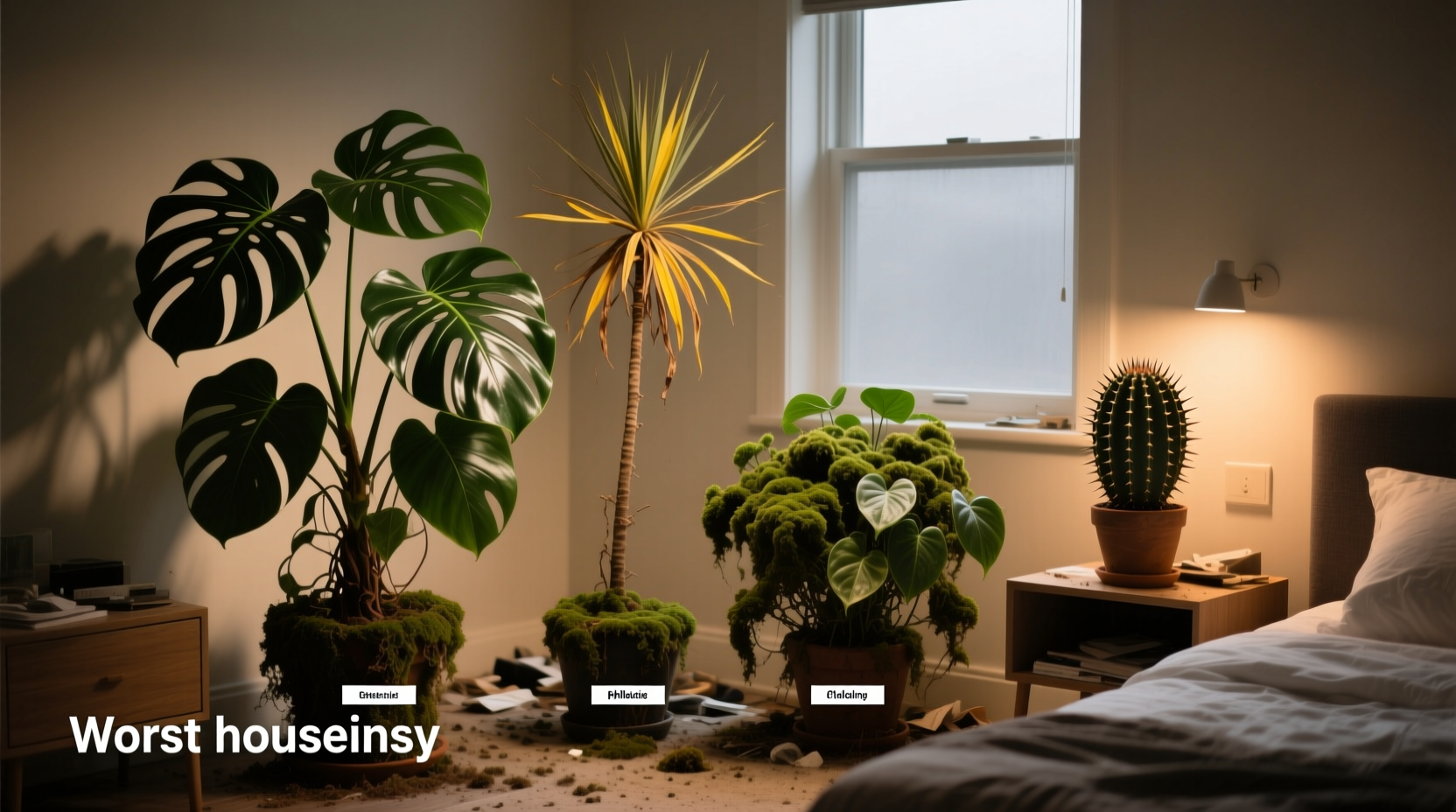 worst houseplants for bedroom