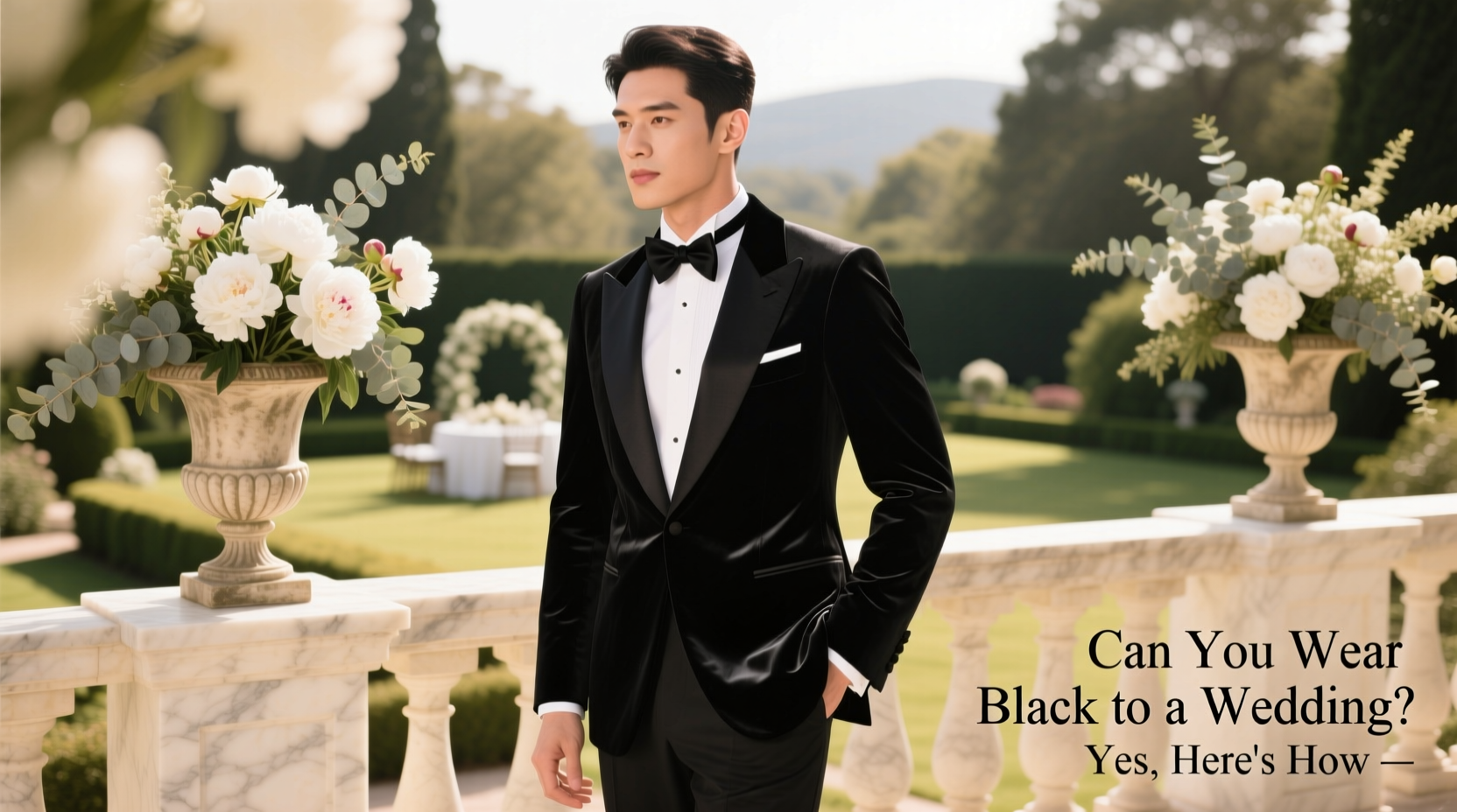 can you wear black to a wedding