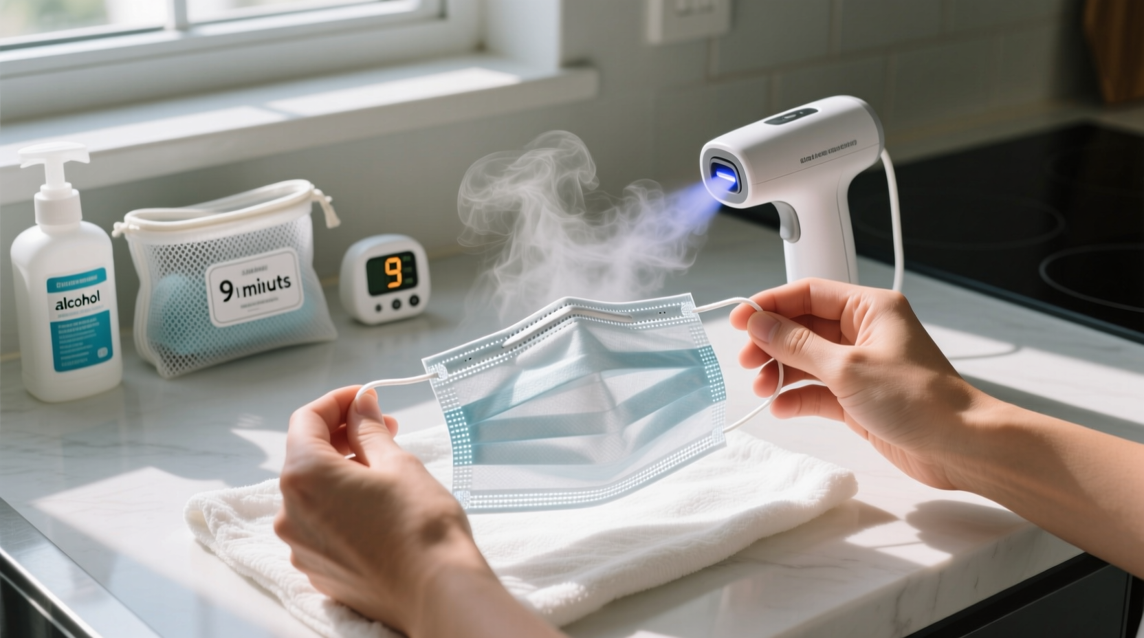 how to sanitize reusable masks without bending nose wires