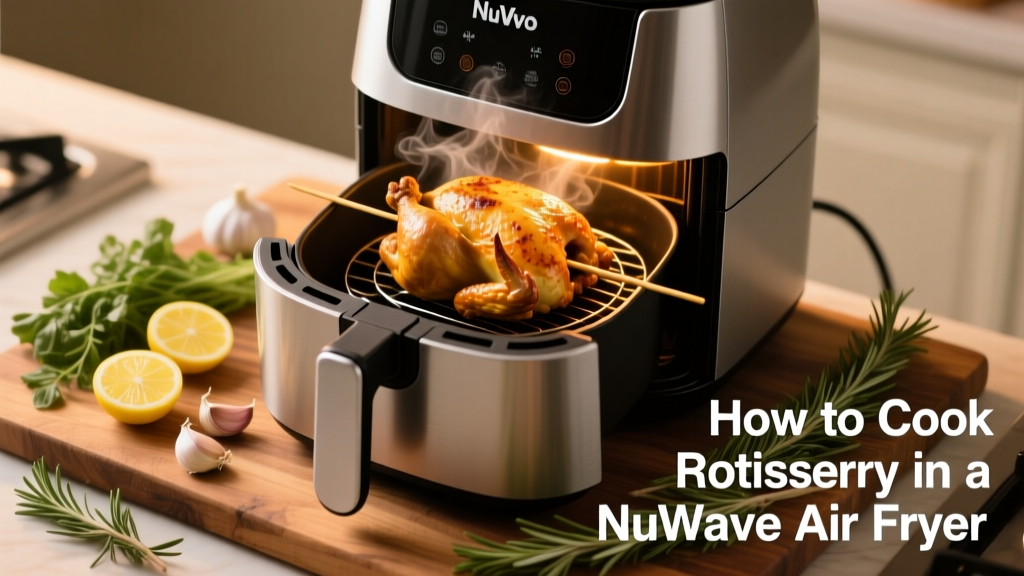 How to Cook Rotisserie in a NuWave Air Fryer