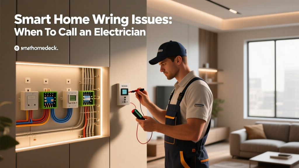Smart Home Wiring Issues: When to Call an Electrician