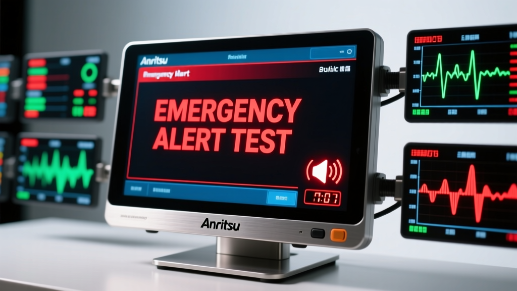 Anritsu Supports Emergency Alert and Public Warning Test: Precision Validation for Life-Saving Broadcast Infrastructure